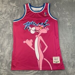 Pink Panther Miami Vice Basketball Jersey Authentic Headgear Classics XL